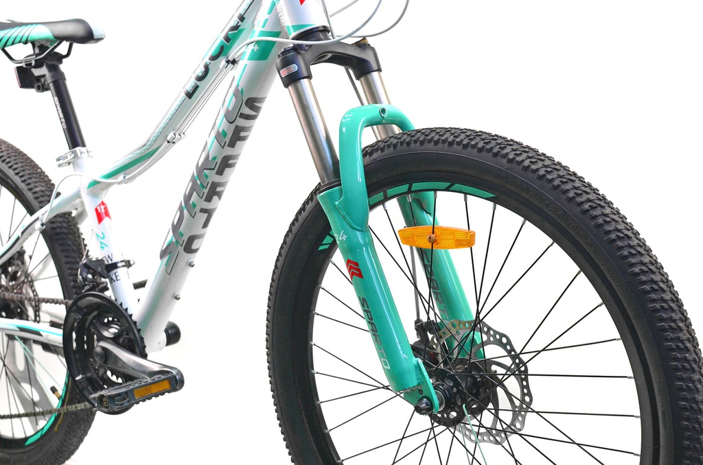Підлітковий велосипед Sparto Acute 24" XXS біло-бірюзовий